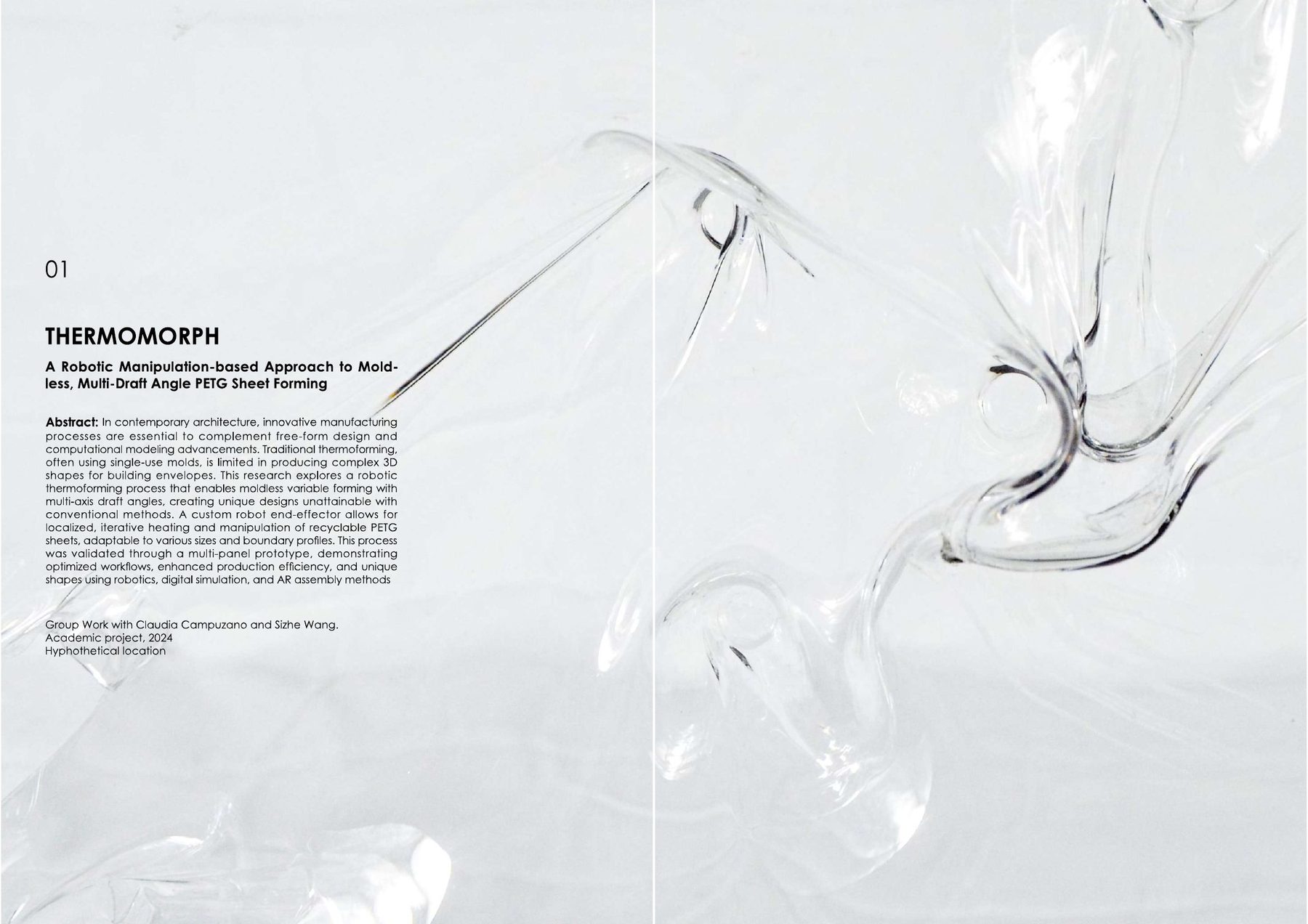 Thermomorph — robotic thermoforming prototype